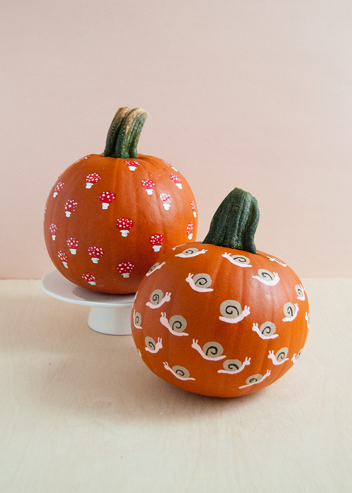 Nature-Inspired Fingerprint Art Pumpkins | Handmade Charlotte