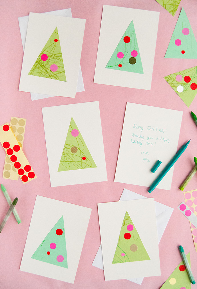 ideas for christmas cards for children to make